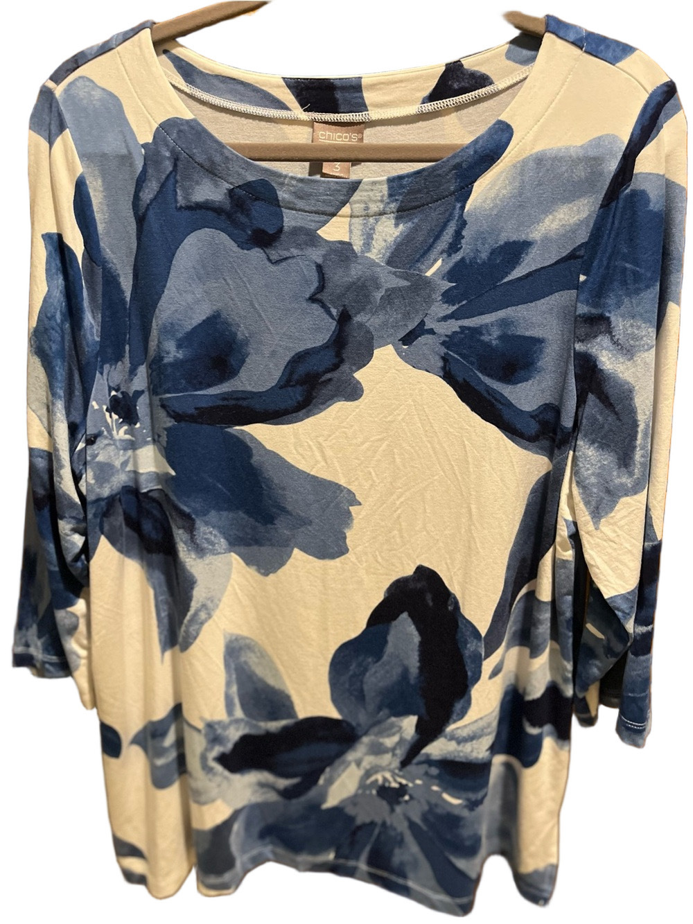 54. WOMENS CHICO’S 3/XL DETAIL TOP